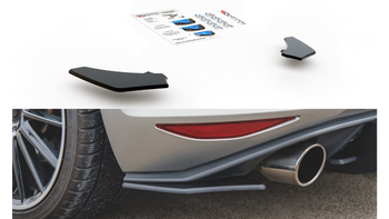 Splitter Volkswagen Golf 7 GTI Rear Side Racing Durability v.2 Black