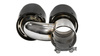 Exhaust Tip 101mmx2 enter 70mm Carbon Gloss Set
