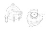 Blow Off adapter TurboWorks VW Golf MK5 MK6 MK7 GTI Passat