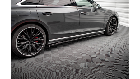 Dokładka Audi A8 D5 S-Line Progi Gloss Black