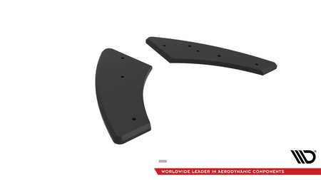 Splitter Audi S3 8Y Rear Side Street Pro Facelift Black-Red