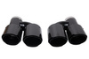 Exhaust Tip 101mmx2 enter 67mm Carbon Gloss Set