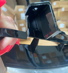 Grill Mercedes-Benz GL X166 GT Gloss Black Camera