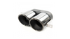Exhaust Tail Pipes Black suitable for BMW 3 (G20) Sedan 2018-now
