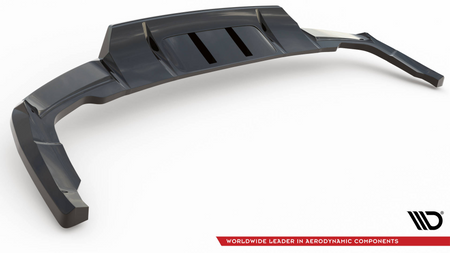 Splitter Audi Q5 FY Facelift S-Line Tył Środkowy z Dyfuzorem Gloss Black