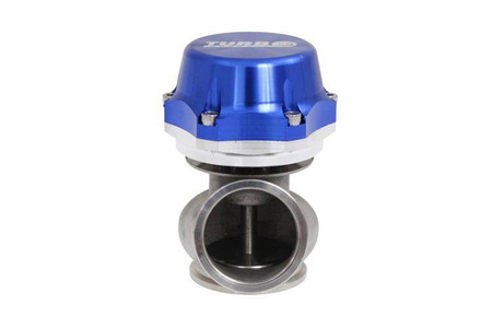 TurboWorks External WasteGate 50mm 0.5 Bar V-Band Blue