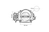 Throttle body Universal 65mm
