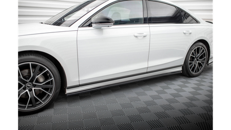 Dokładka Audi A8 D5 S-Line Progi Gloss Black