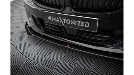 Splitter BMW 2 G42 Front Pro + flaps Black-Red