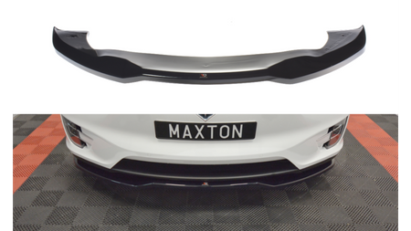 Splitter Tesla Model X Front v.2 Gloss Black