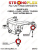 Set of rear beam mounting bushes