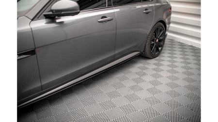 Dokładka Jaguar XF R-Sport II Progi Gloss Black