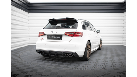 Dyfuzor Audi S3 8V Tył Street Pro Red