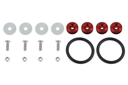 Zapinki zderzaka klapy Quick Release Red