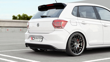 Splitter Volkswagen Polo VI GTI Tył Środkowy z Dyfuzorem Gloss Black