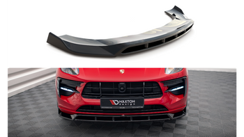 Splitter Porsche Macan I Facelift Front v.2 Gloss Black