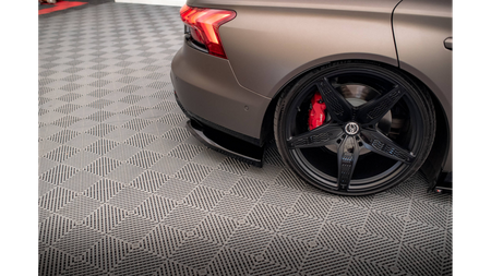 Splitter Audi e-Tron GT Rear Side v.2 Gloss Black