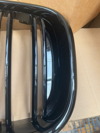 Grill BMW X3 G01 F97 X4 G02 F98 podwójne żeberka Gloss Black