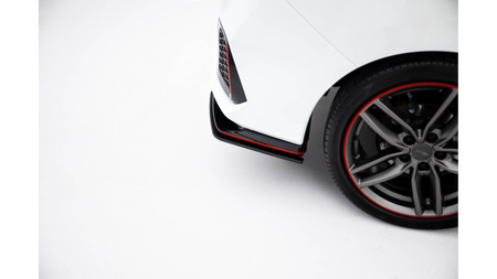 Splitter Honda Civic Sport Mk 10 Rear Side Street Pro Black-Red