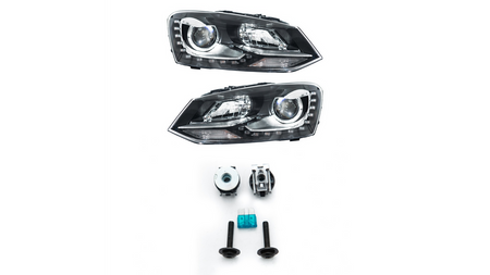 Lights Volkswagen POLO V Front Chrome