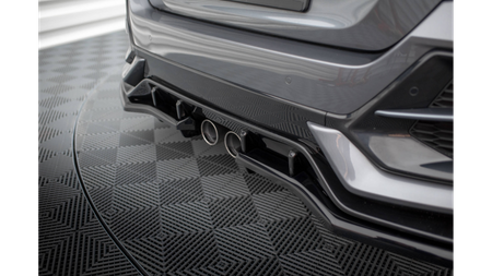 Splitter Honda Civic X Facelift Sport Tył Środkowy z Dyfuzorem
