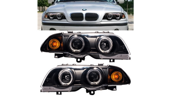 Lights BMW 3 E46 Front Black