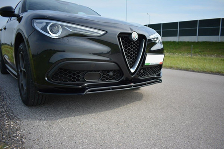 Splitter Alfa Romeo Stelvio Front v.2 Gloss Black