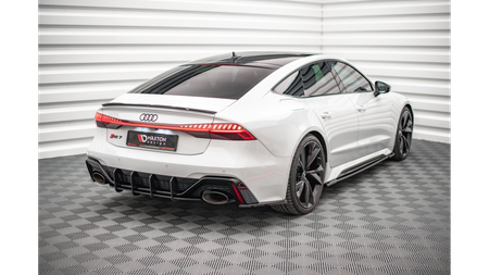 Splitter Audi RS6 RS7 C8 Tył Boczne v.1 Gloss Black