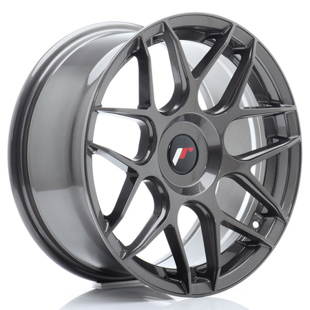 JR Wheels JR18 17x8 ET35 Blank Hyper Gray