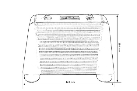 Intercooler TurboWorks 280x280x76 jednostronny