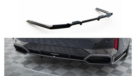 Splitter BMW 5 G60 M-Pack Rear Central with Diffuser v.2