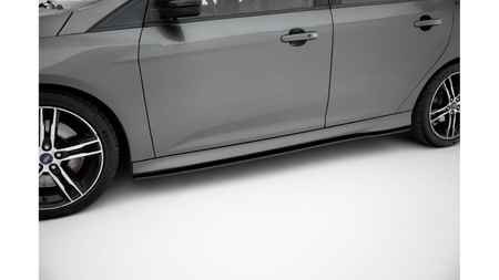 Side Skirts Ford Focus ST Mk3 Facelift Street Pro Black-Red