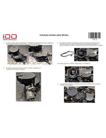 Adapter odmy BiTurbo BMW M57