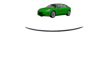 Spoiler Tesla Model 3 Lip Gloss Black