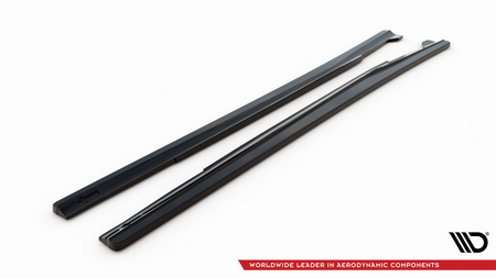 Diffuser Mercedes-Benz A W176 CLA 117 AMG CLA 117 AMG LINE Facelift Side Skirts Gloss Black