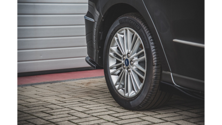 Splitter Ford S-Max II Facelift Rear Side Gloss Black