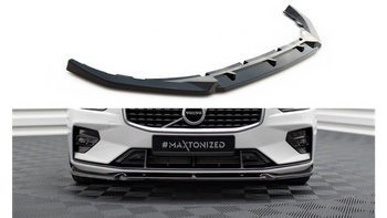 Splitter Volvo S60 III R-Design przód v.1 Gloss Black
