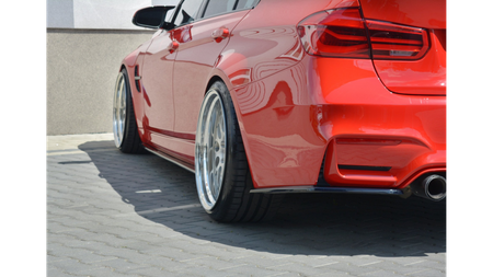 Splitter BMW 3 F80 M-Pack Rear Side v.1 Gloss Black