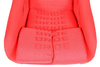 Racing seat GTR Bride Velvet Red