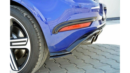 Ramka halogenów Volkswagen Golf 7 Facelift R Tył Gloss Black