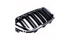 Grill BMW 1 F20 F21 Facelift podwójne żeberka Chrome & Black