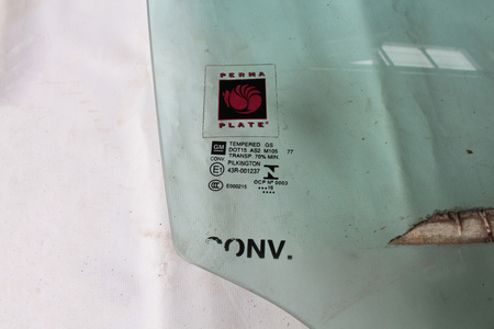 Szyba pasażera Camaro SS 2016+ cabrio