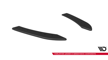 Splitter Audi RS5 F5 Tył Boczne Street Pro Black-Red