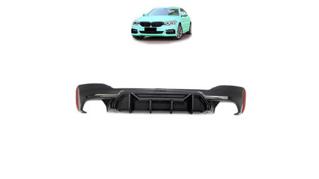 Diffuser BMW 5 G30 F90 G31 Rear Carbon Look