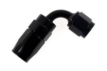 Swivel fitting 90deg AN12 Black