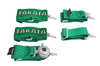 Racing seat belts 5p 3" Green Takata Replica harness