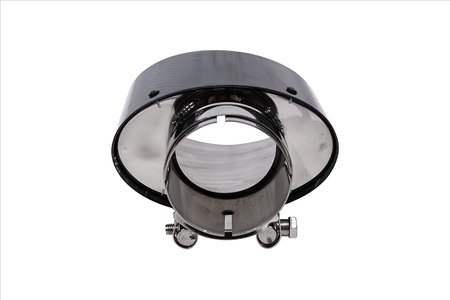 Exhaust Tip 150x90mm enter 67mm Carbon Gloss
