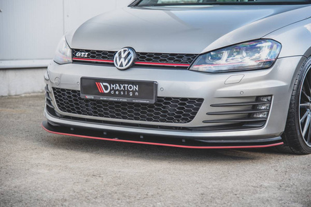 Splitter Volkswagen Golf 7 GTI przód Racing Durability Black