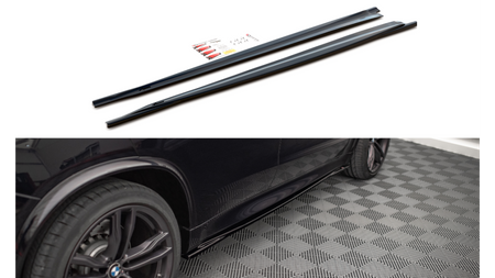 Diffuser BMW X5 F85 M-Pack Side Skirts v.1 Gloss Black