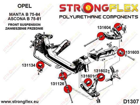 Front lower wishbone rear bush SPORT